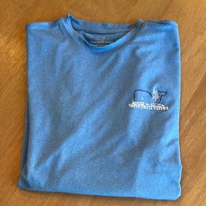 Boys Vinyard Vines Baseball Performance Long Sleeve Tee